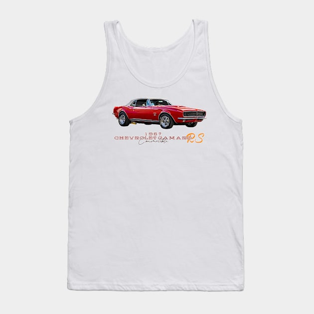 1967 Chevrolet Camaro RS Convertible Tank Top by Gestalt Imagery